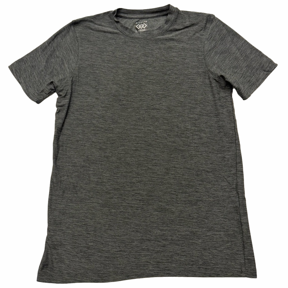 Legend Breathe Gray Youth Boy Large 14-16 Activewear Athletic T-Shirt Tee Top